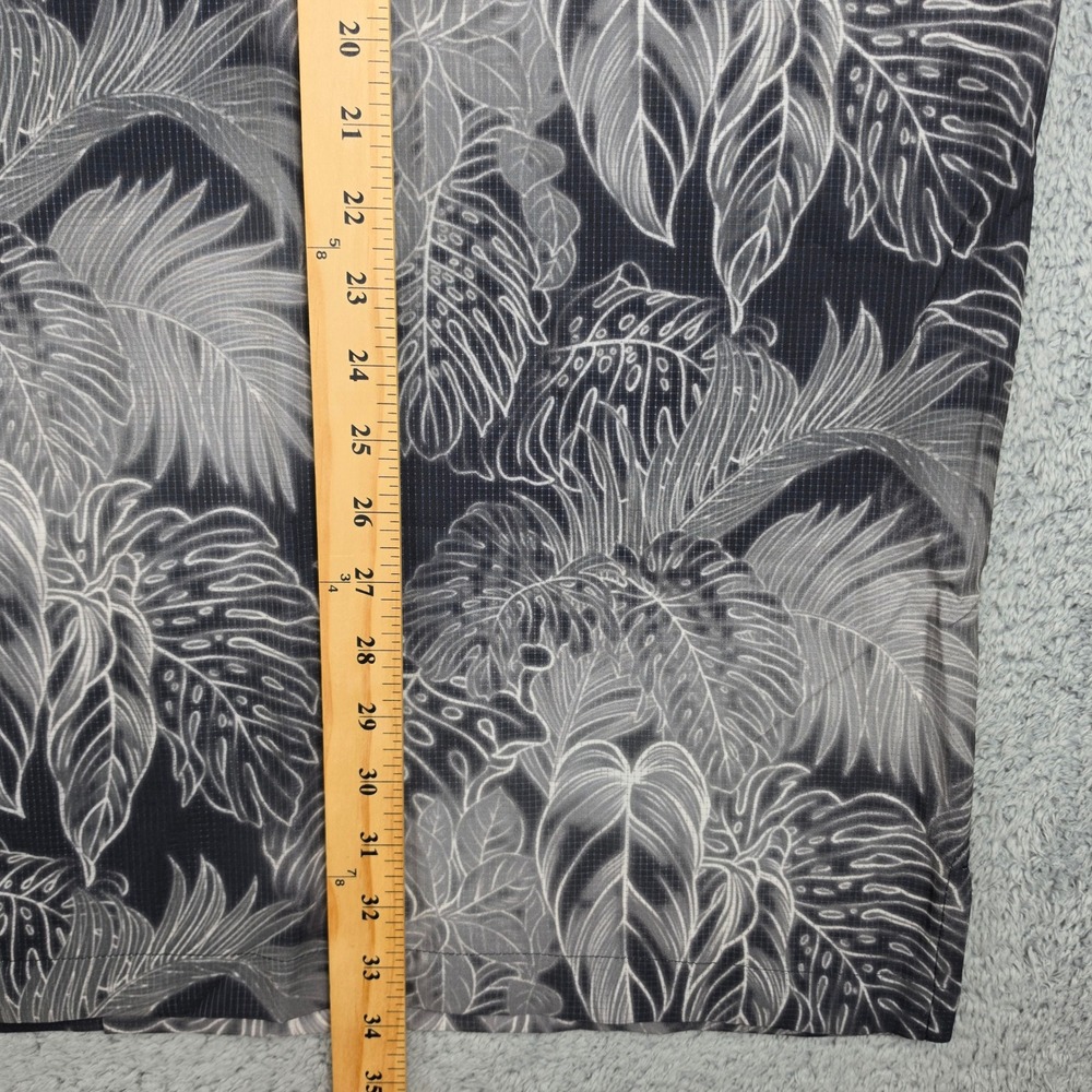 Tommy Bahama Shirt Mens 3XL Black Tropical Island Zone Stretch Button Up NWT - Picture 10 of 11